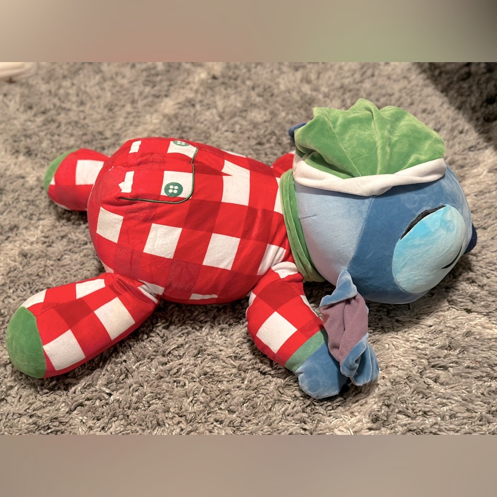 Disney Stitch Holiday Cuddleez plush